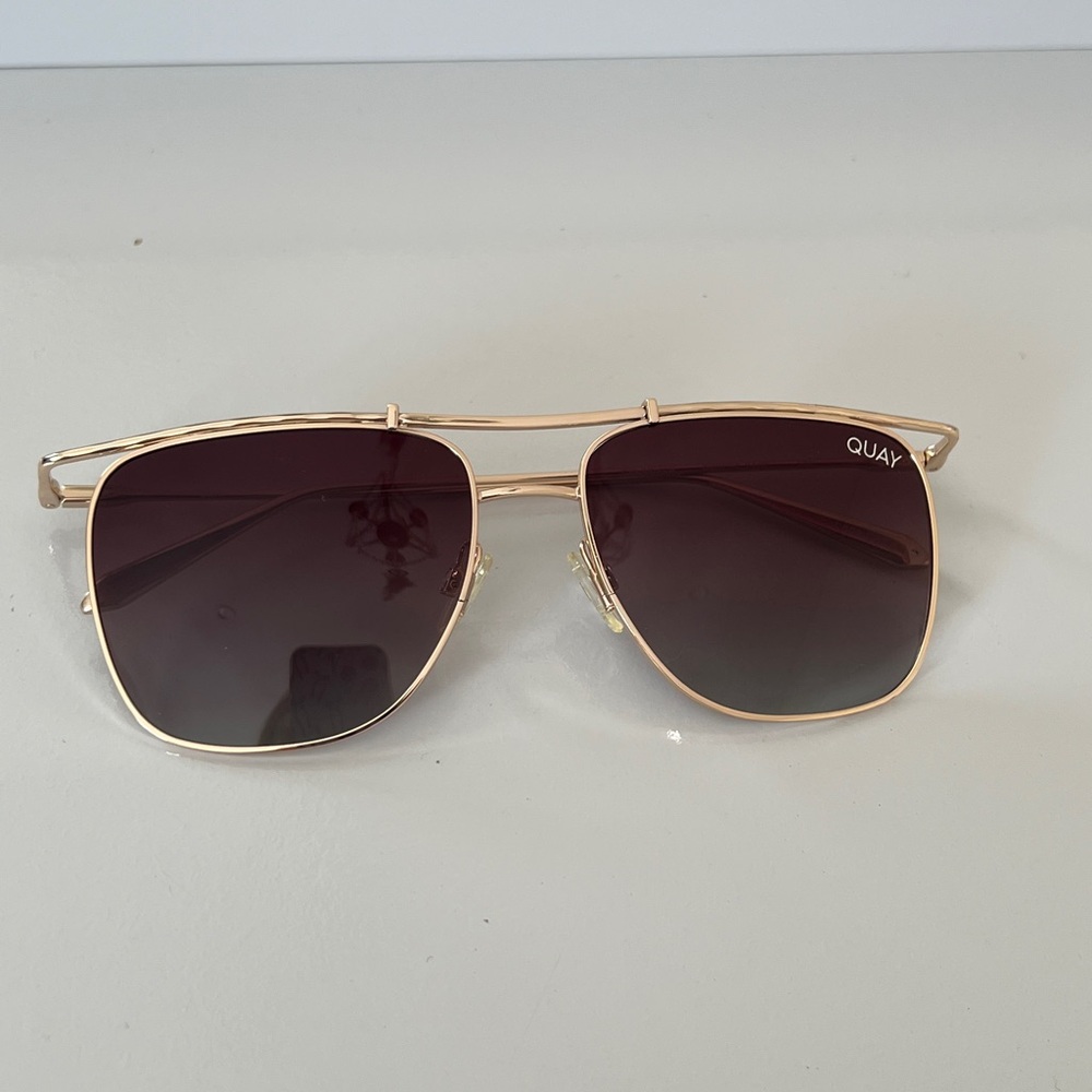 Quay Australia Gold Sunglasses